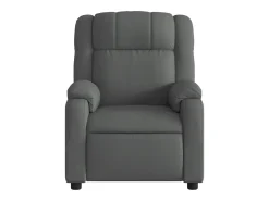 Poltrona Reclinável | Poltrona Confortável Relax tecido cinzento-escuro SHL170843