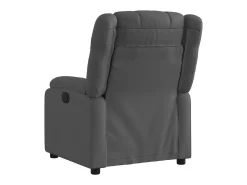 Poltrona Reclinável | Poltrona Confortável Relax tecido cinzento-escuro SHL170843