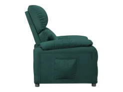Poltrona Reclinável | Poltrona Confortável Relax tecido verde-escuro SHL549196
