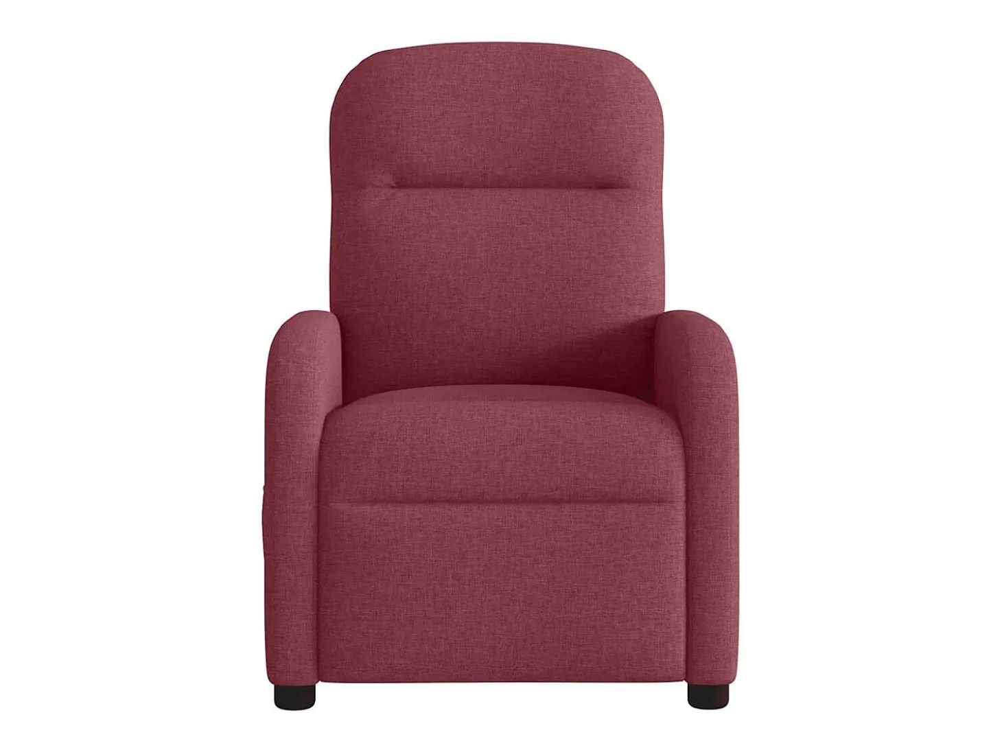 Poltrona Reclinável | Poltrona Confortável Relax tecido vermelho tinto SHL863509