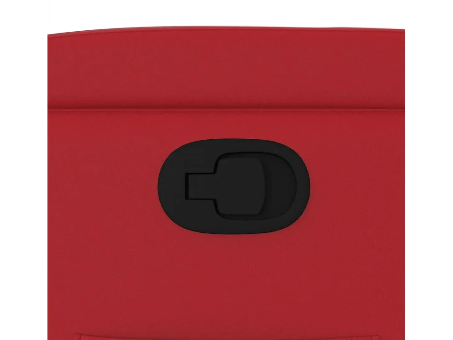 Poltrona reclinável couro artificial vermelho SHL909772