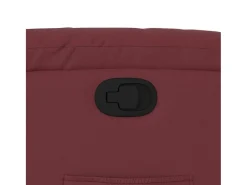 Poltrona reclinável couro artificial vermelho tinto SHL649433
