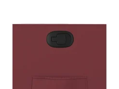 Poltrona reclinável couro artificial vermelho tinto SHL400892