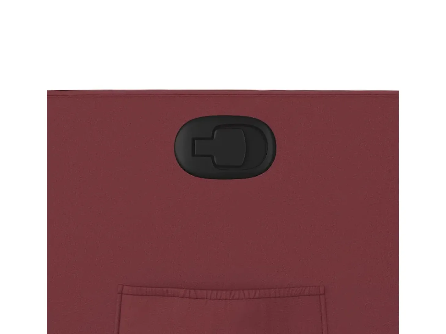 Poltrona reclinável couro artificial vermelho tinto SHL400892