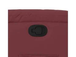 Poltrona reclinável couro artificial vermelho tinto SHL170471