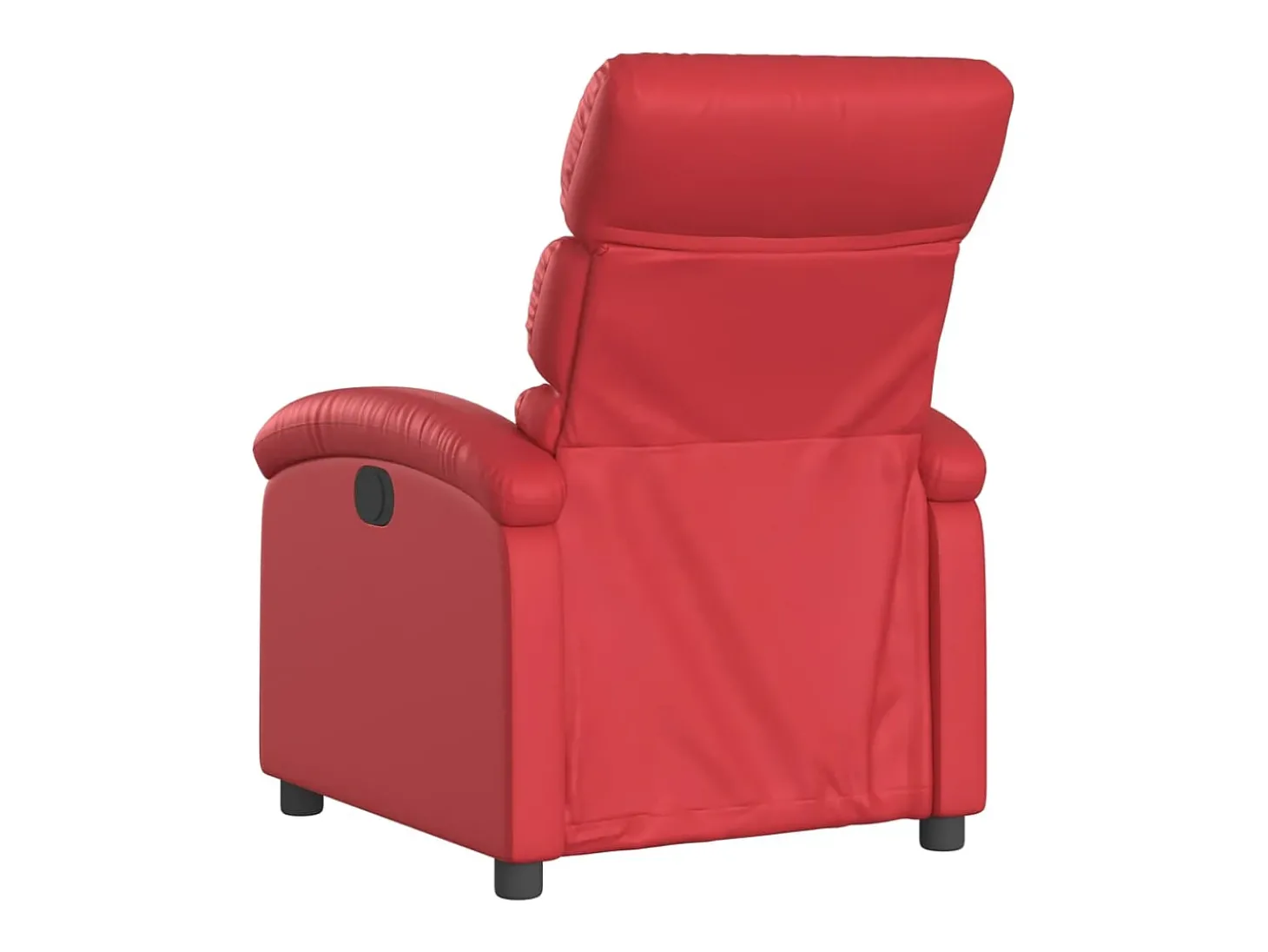 Poltrona reclinável couro artificial vermelho SHL735226