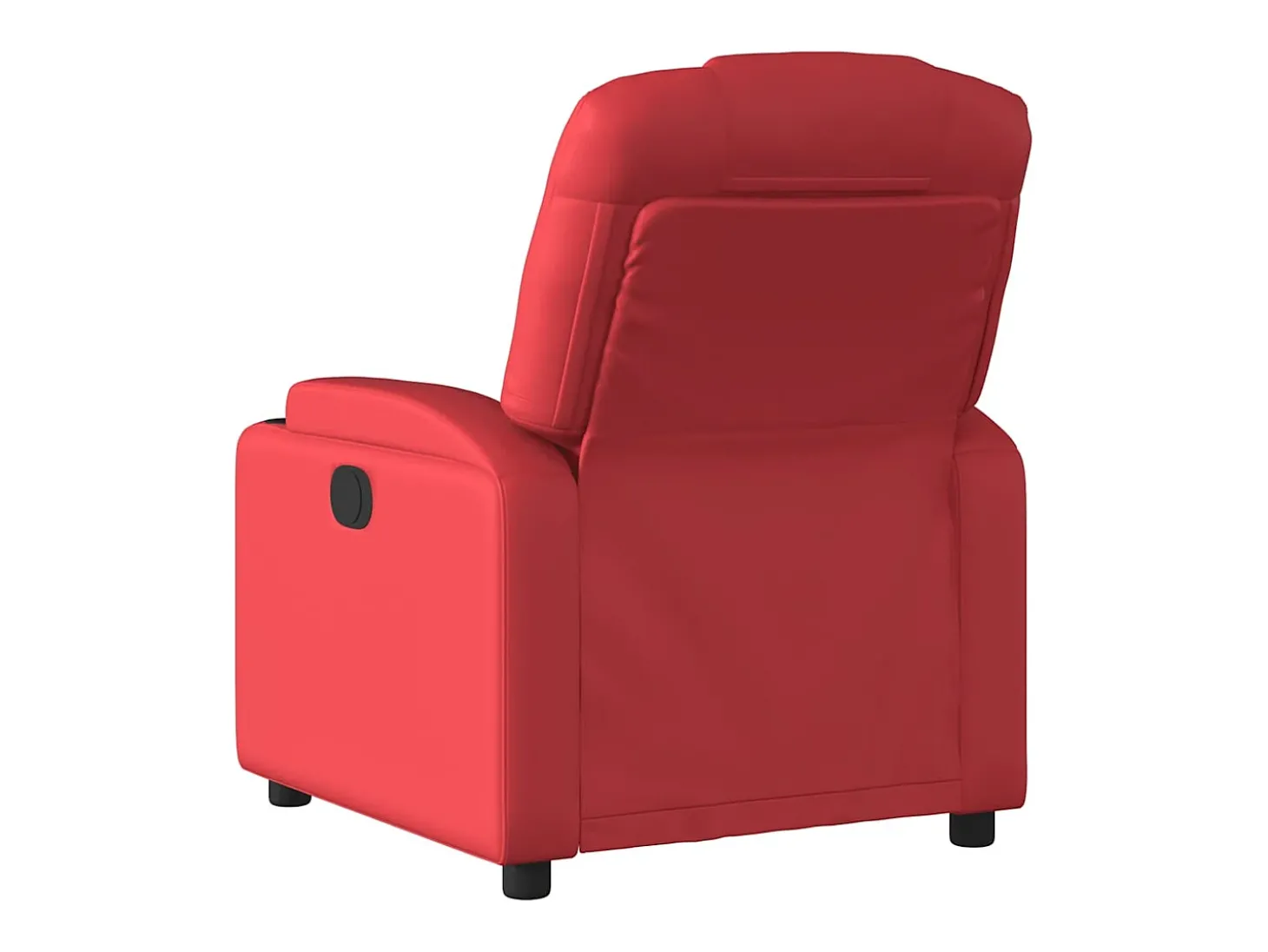 Poltrona reclinável couro artificial vermelho SHL20551