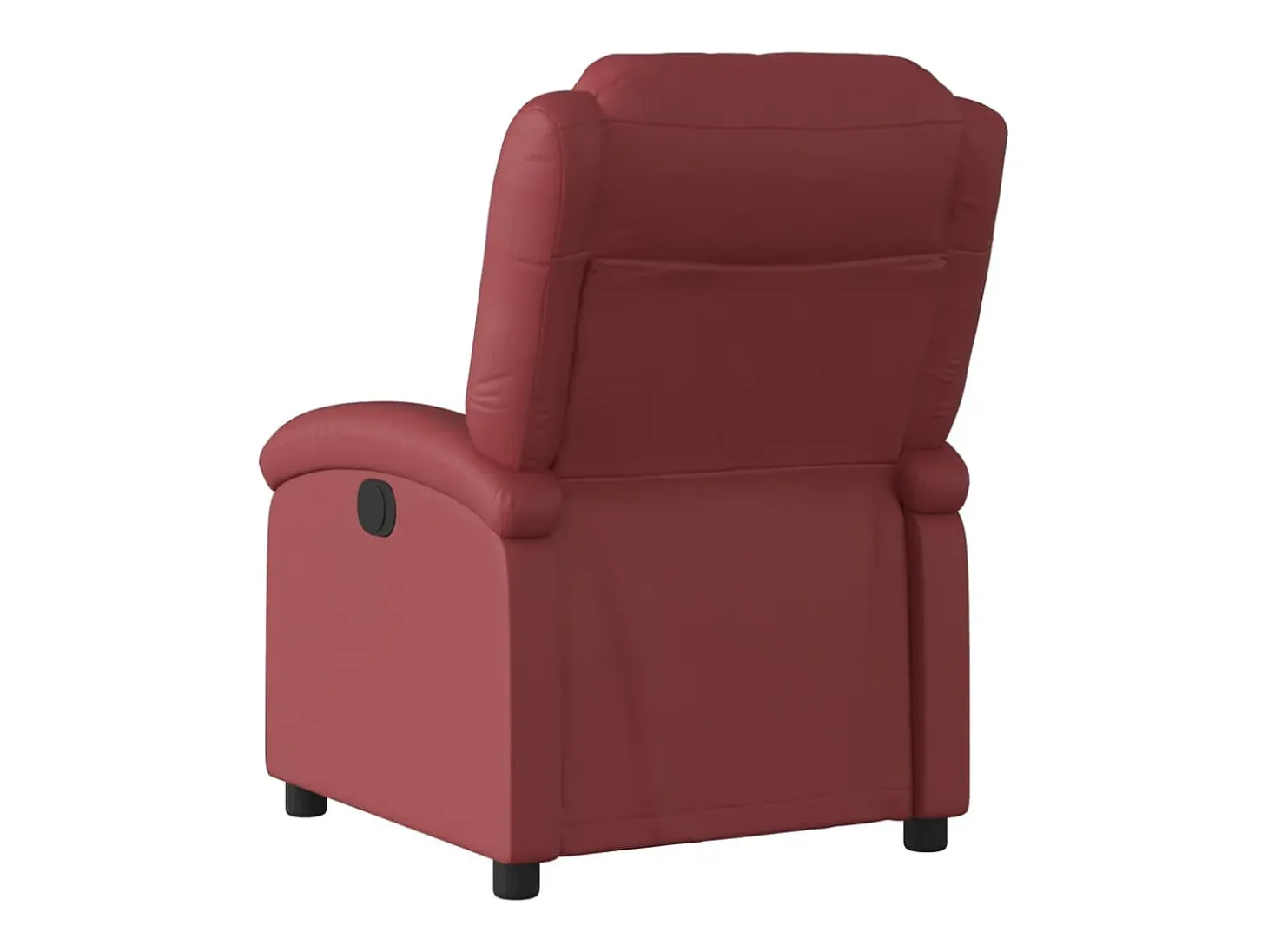 Poltrona reclinável couro artificial vermelho tinto SHL797727