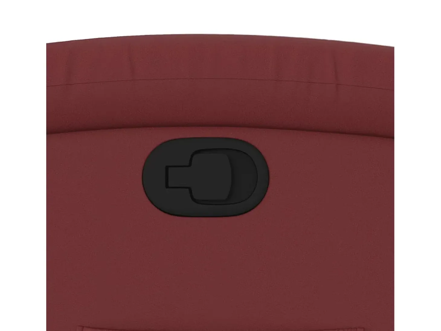 Poltrona reclinável couro artificial vermelho tinto SHL797727