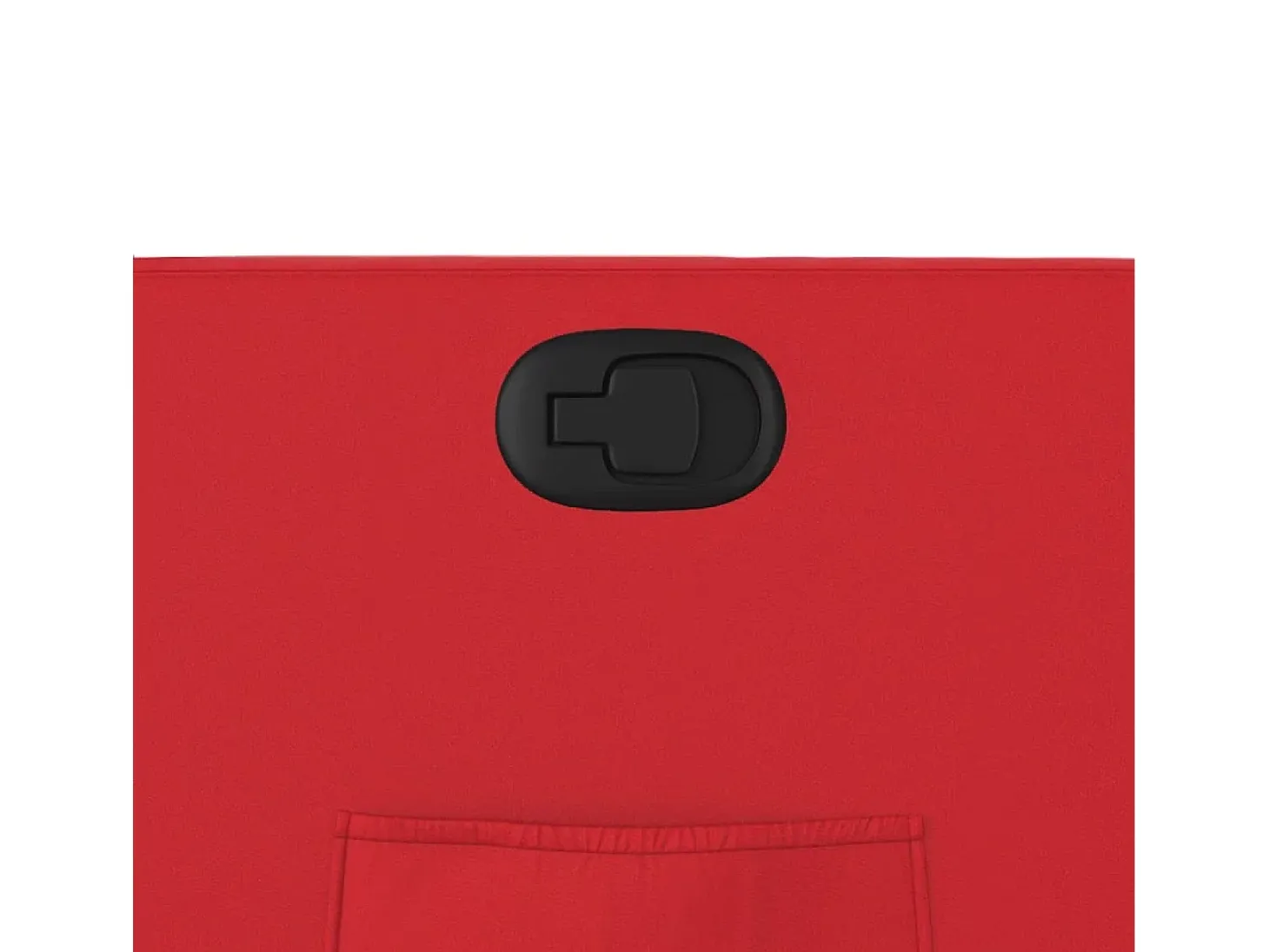 Poltrona reclinável couro artificial vermelho SHL456522