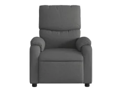 Poltrona reclinável de massagens elétrica tecido cinza-escuro SHL318095