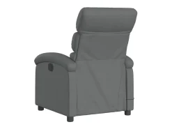 Poltrona reclinável de massagens elétrica tecido cinza-escuro SHL348393
