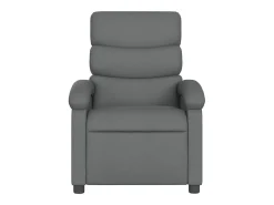 Poltrona reclinável de massagens elétrica tecido cinza-escuro SHL348393