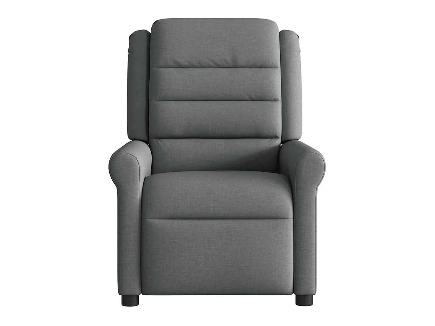 Poltrona reclinável de massagens elétrica tecido cinza-escuro SHL944028