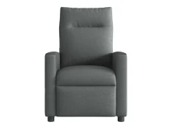 Poltrona reclinável de massagens elétrica tecido cinza-escuro SHL552768