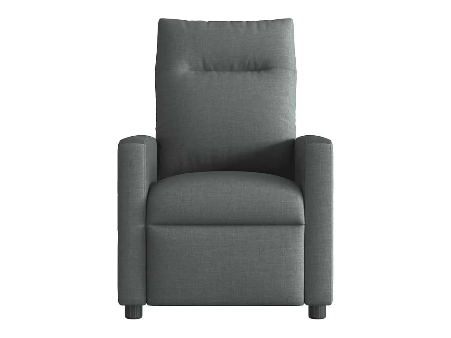 Poltrona reclinável de massagens elétrica tecido cinza-escuro SHL552768