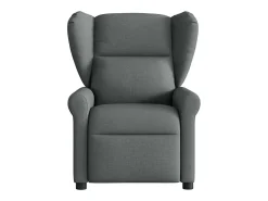 Poltrona reclinável de massagens elétrica tecido cinza-escuro SHL38963