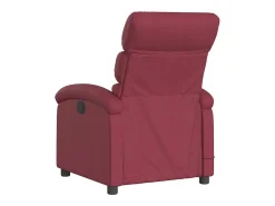 Poltrona reclinável de massagens elétrica tecido vermelho tinto SHL965713