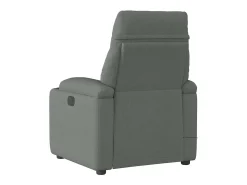 Poltrona reclinável de massagens elétrica tecido cinza-escuro SHL164046