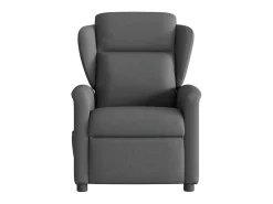 Poltrona reclinável de massagens elétrica tecido cinza-escuro SHL789993