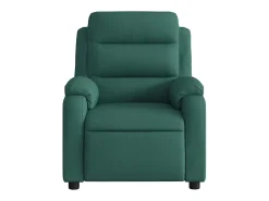 Poltrona reclinável de massagens elétrica tecido verde-escuro SHL612210