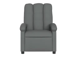Poltrona reclinável de massagens elétrica tecido cinza-escuro SHL469685