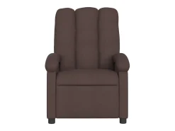 Poltrona reclinável massagens elétrica | Poltrona Confortável tecido castanho-escuro SHL159307