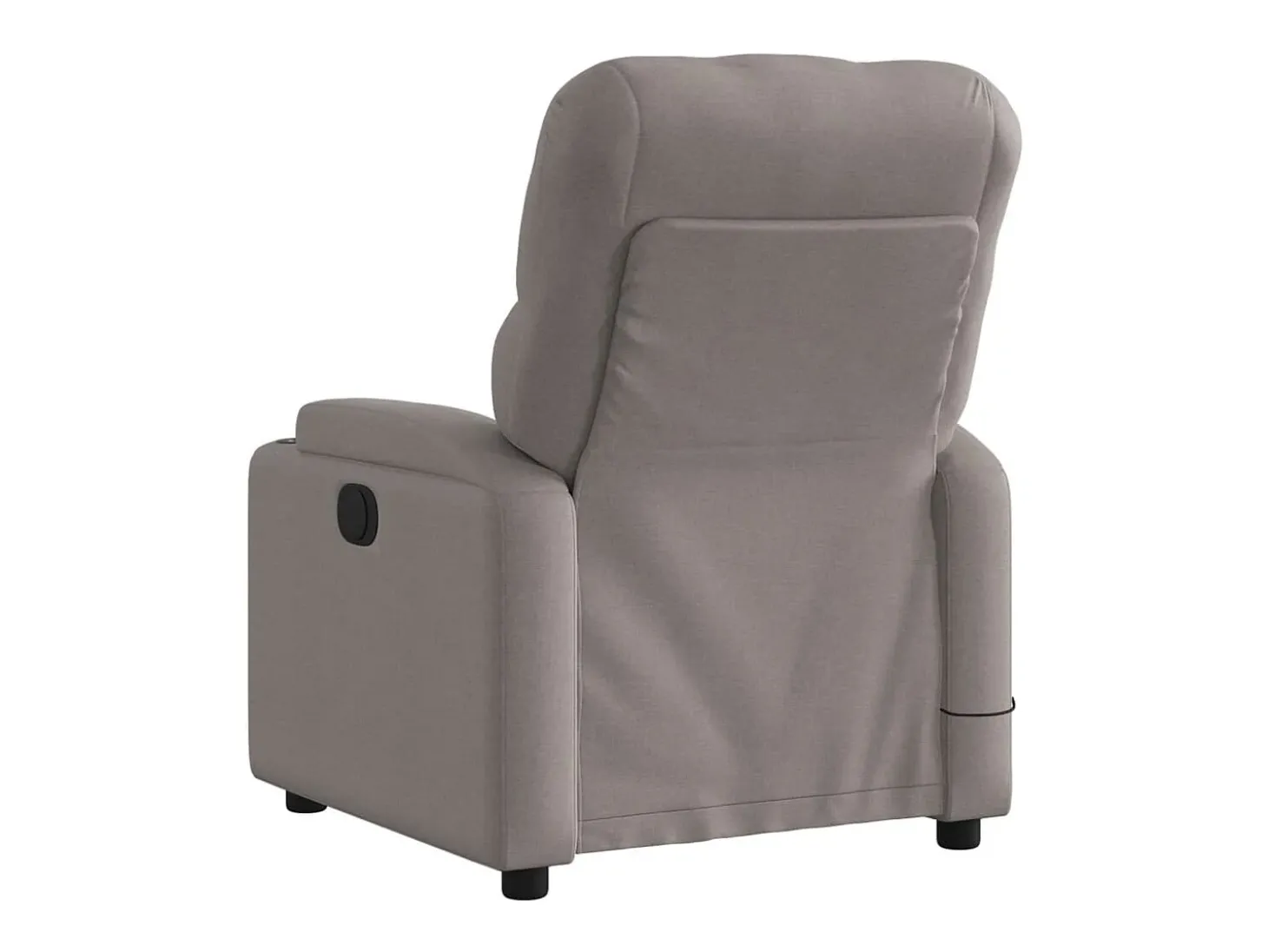 Poltrona reclinável massagens elétrica | Poltrona Confortável tecido cinza-acastanhado SHL776446