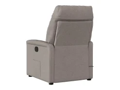 Poltrona reclinável massagens elétrica | Poltrona Confortável tecido cinza-acastanhado SHL12558