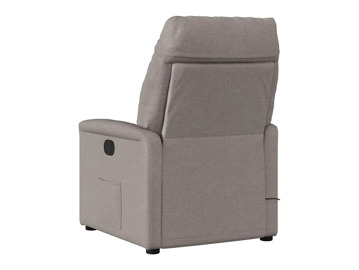 Poltrona reclinável massagens elétrica | Poltrona Confortável tecido cinza-acastanhado SHL12558