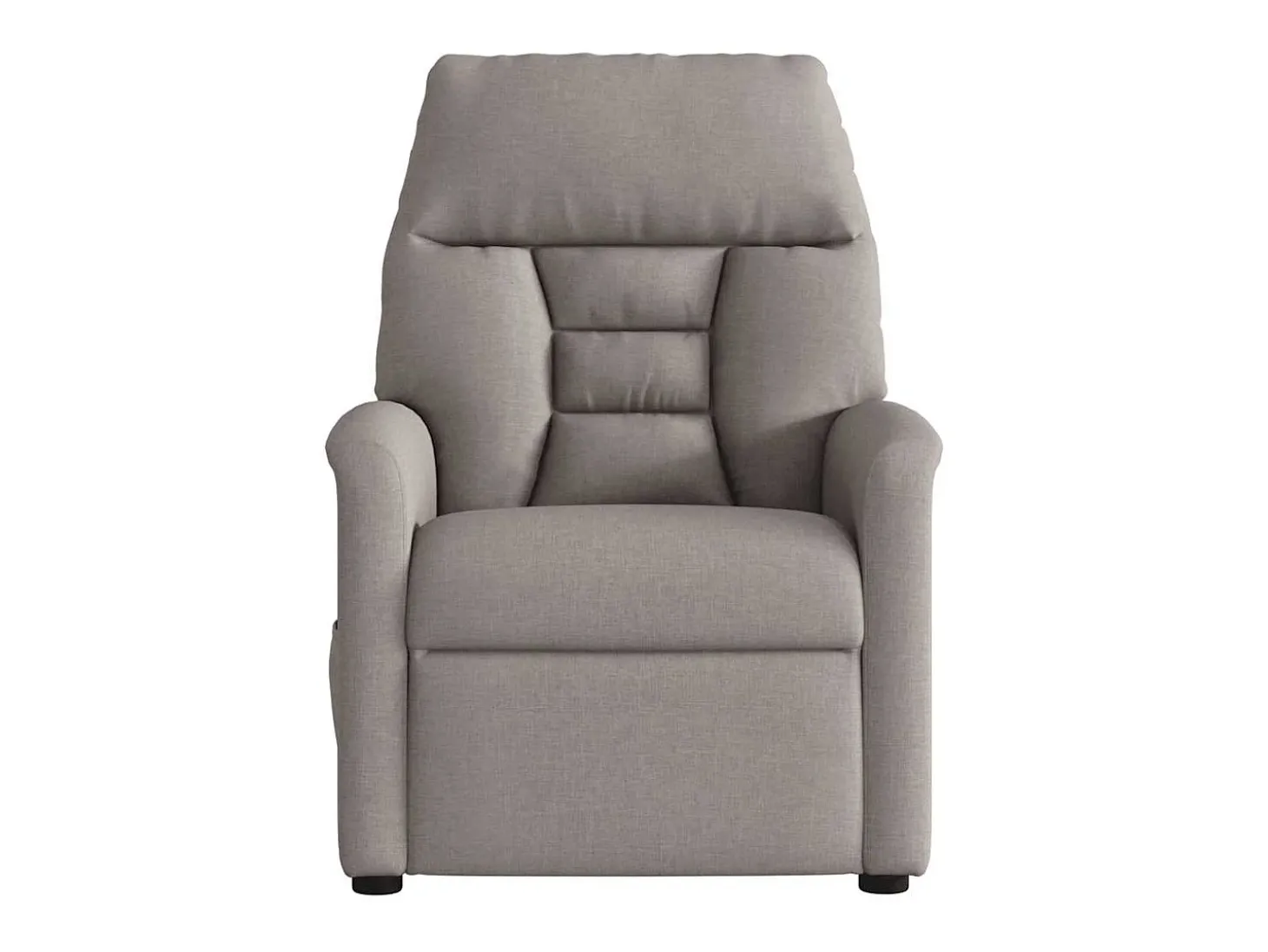 Poltrona reclinável massagens elétrica | Poltrona Confortável tecido cinza-acastanhado SHL12558