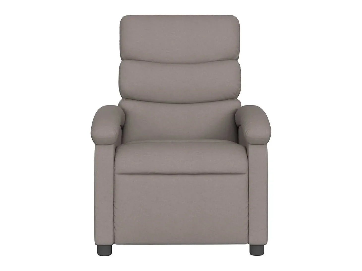 Poltrona reclinável massagens elétrica | Poltrona Confortável tecido cinza-acastanhado SHL7114