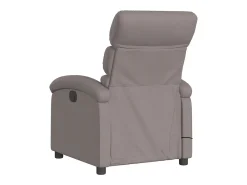 Poltrona reclinável massagens elétrica | Poltrona Confortável tecido cinza-acastanhado SHL7114