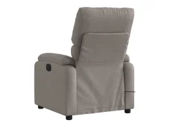 Poltrona reclinável massagens elétrica | Poltrona Confortável tecido cinza-acastanhado SHL989252