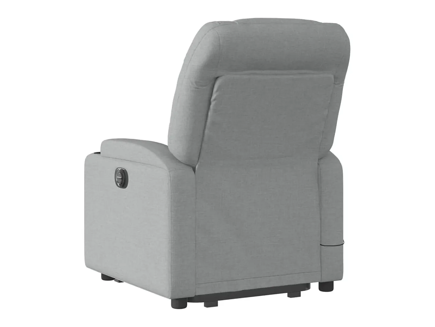 Poltrona reclinável massagens | Poltrona Confortável tecido cinzento-claro SHL958887