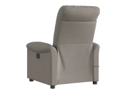 Poltrona reclinável massagens elétrica | Poltrona Confortável tecido cinza-acastanhado SHL405195