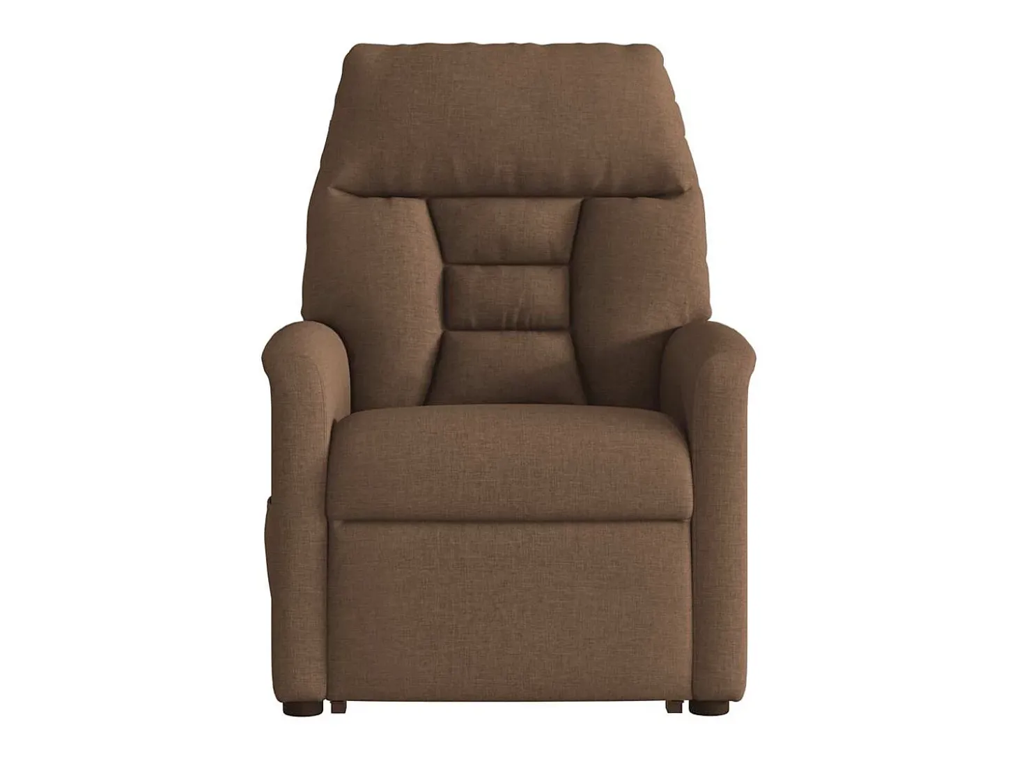 Poltrona reclinável massagens | Poltrona Confortável tecido castanho SHL57599