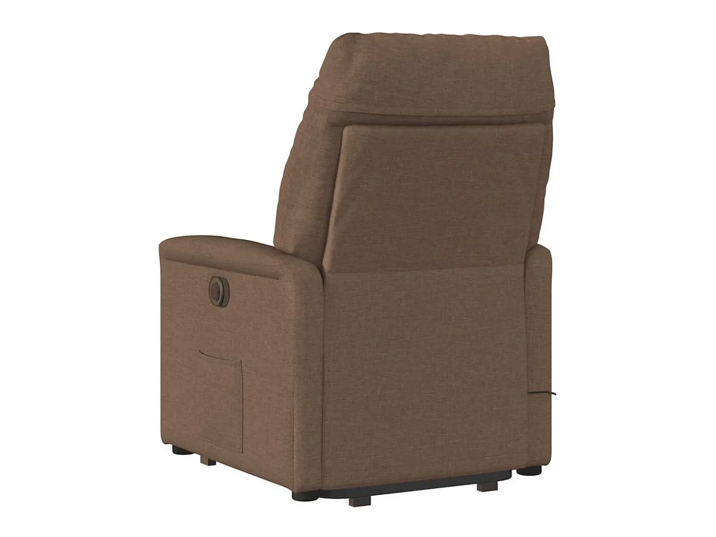 Poltrona reclinável massagens | Poltrona Confortável tecido castanho SHL57599