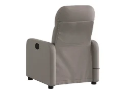 Poltrona reclinável massagens elétrica | Poltrona Confortável tecido cinza-acastanhado SHL946312