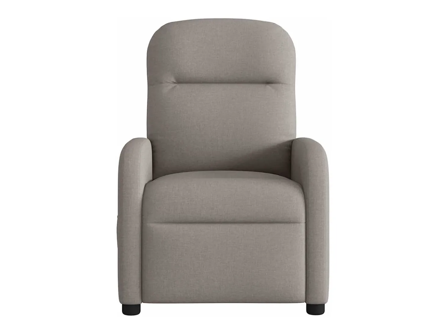 Poltrona reclinável massagens elétrica | Poltrona Confortável tecido cinza-acastanhado SHL943910