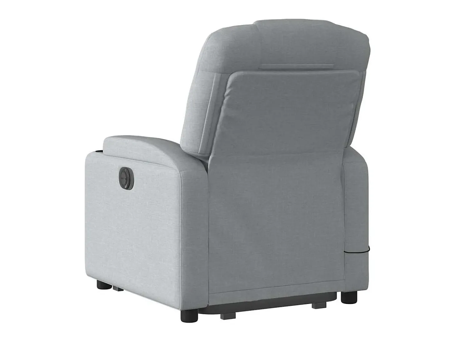Poltrona reclinável massagens | Poltrona Confortável tecido cinzento-claro SHL642109
