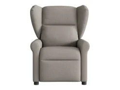 Poltrona reclinável massagens elétrica | Poltrona Confortável tecido cinza-acastanhado SHL312615