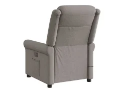 Poltrona reclinável massagens elétrica | Poltrona Confortável tecido cinza-acastanhado SHL279624