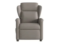 Poltrona reclinável massagens elétrica | Poltrona Confortável tecido cinza-acastanhado SHL934040