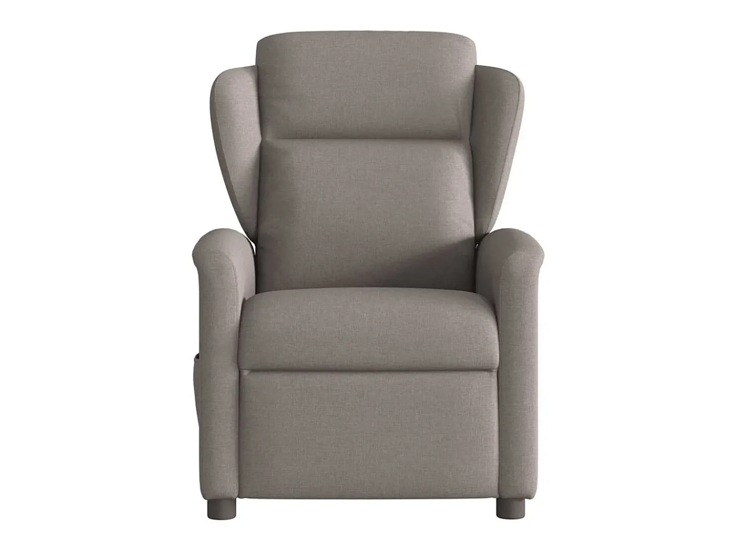 Poltrona reclinável massagens elétrica | Poltrona Confortável tecido cinza-acastanhado SHL934040