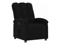 Poltrona reclinável tecido preto