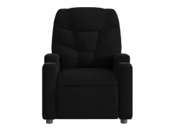 Poltrona reclinável tecido preto PT550218