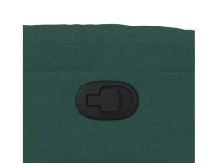 Poltrona reclinável tecido verde-escuro