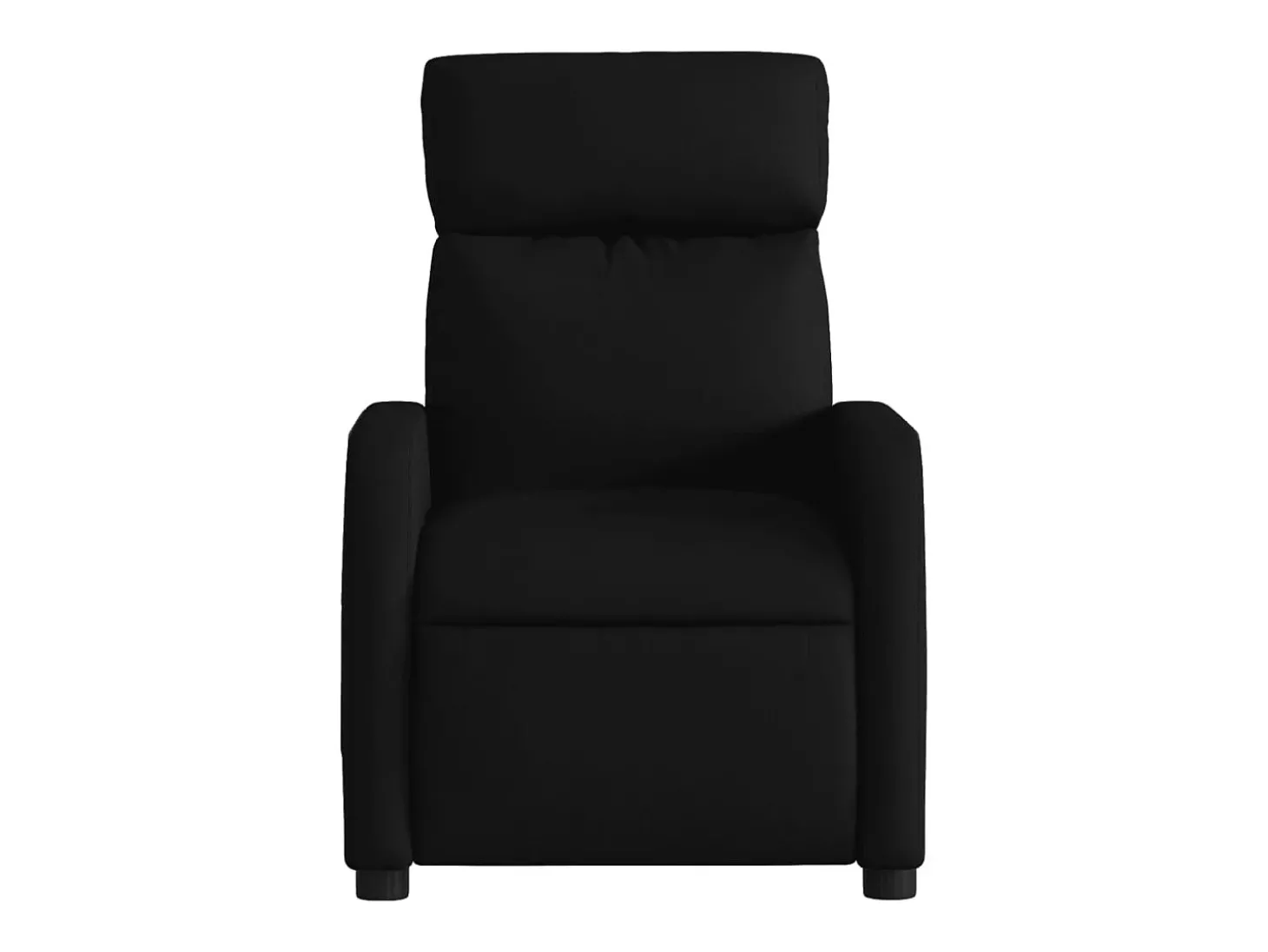 Poltrona reclinável tecido preto