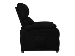 Poltrona reclinável tecido preto